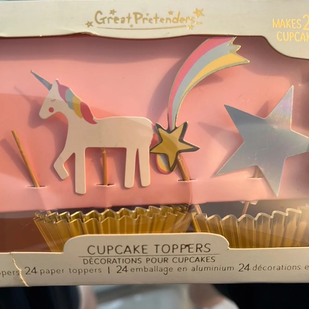 Great Pretenders Unicorn Cupcake Toppers
